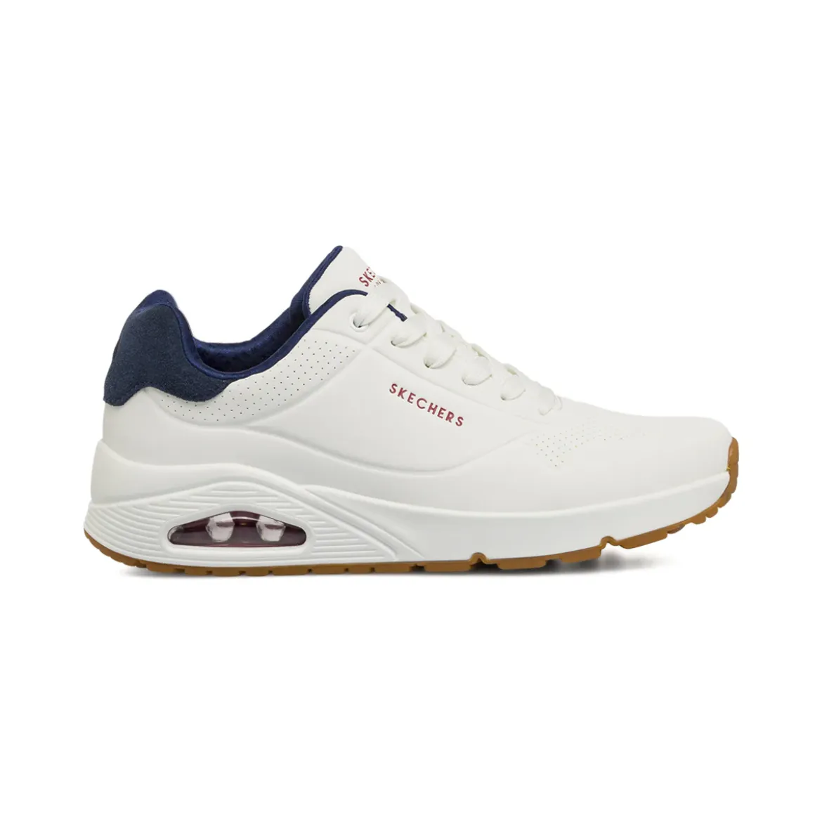 Sneakers Bianche da Uomo con ammortizzazione ad aria Skechers