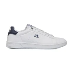 Sneakers bianche da Uomo con dettaglio blu e logo Americanino