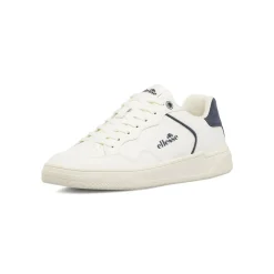 Sneakers bianche da Uomo con dettagli blu e logo Ellesse