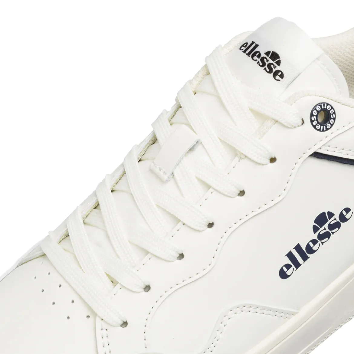 Sneakers bianche da Uomo con dettagli blu e logo Ellesse