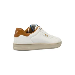 Sneakers bianche da Uomo con inserto marrone Navigare