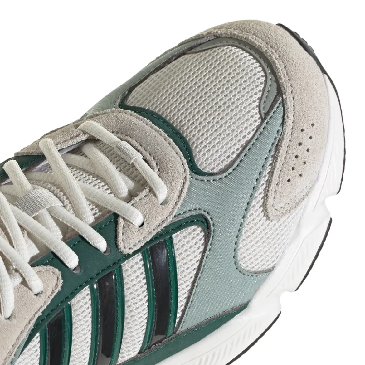 Sneakers bianche da Uomo con inserti grigi adidas CRAZYCHAOS 2000