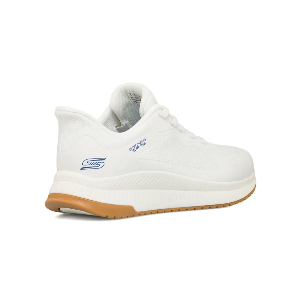 Sneakers bianche da Uomo con Memory Foam Skechers Bobs Slip-Ins
