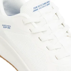 Sneakers bianche da Uomo con Memory Foam Skechers Bobs Slip-Ins