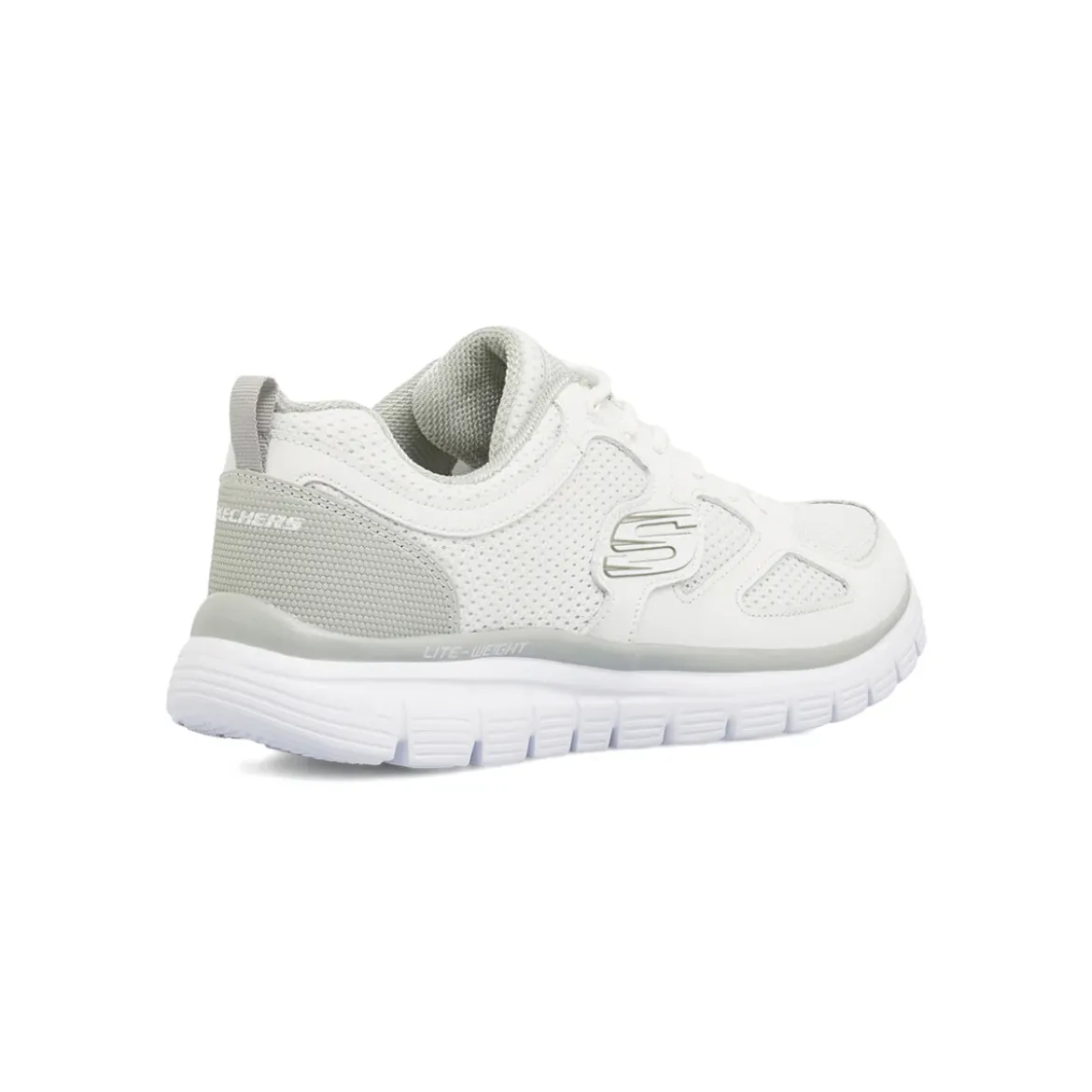 Sneakers bianche da Uomo con Memory Foam Lite-Weight Skechers Burns