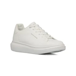 Sneakers bianche da Uomo con suola platform e logo Carrera Jeans