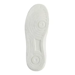 Sneakers bianche da uomo in similpelle con lacci dettagli forati Gas
