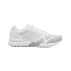 Sneakers Bianche Donna in tessuto con soletta Memory Foam Lumberjack