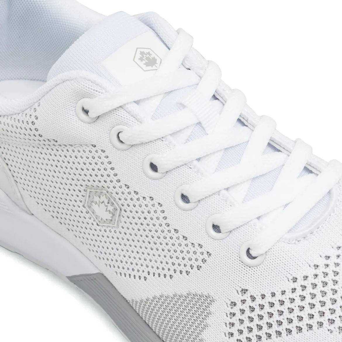 Sneakers Bianche Donna in tessuto con soletta Memory Foam Lumberjack