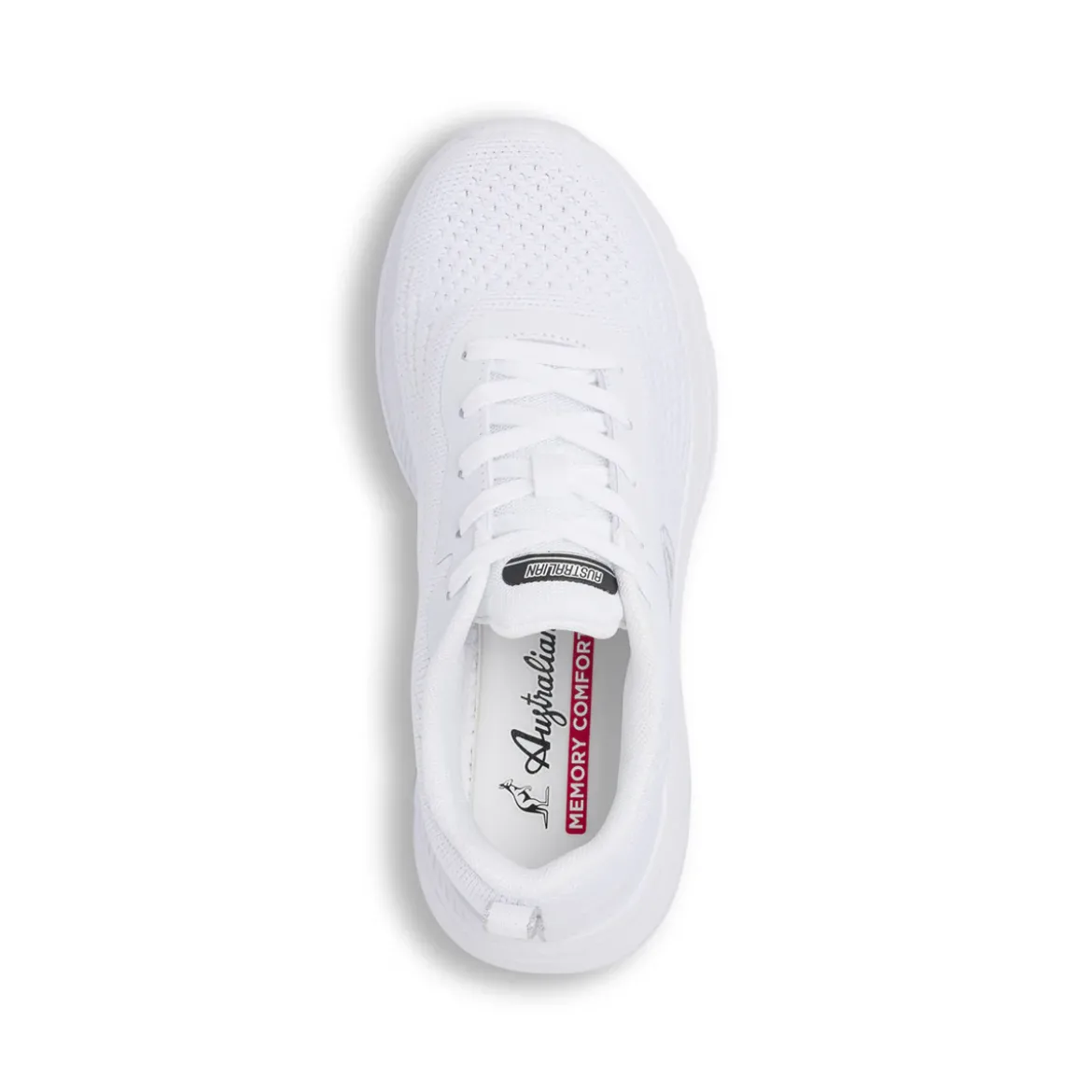 Sneakers bianche Donna in tessuto mesh con Memory Comfort Australian