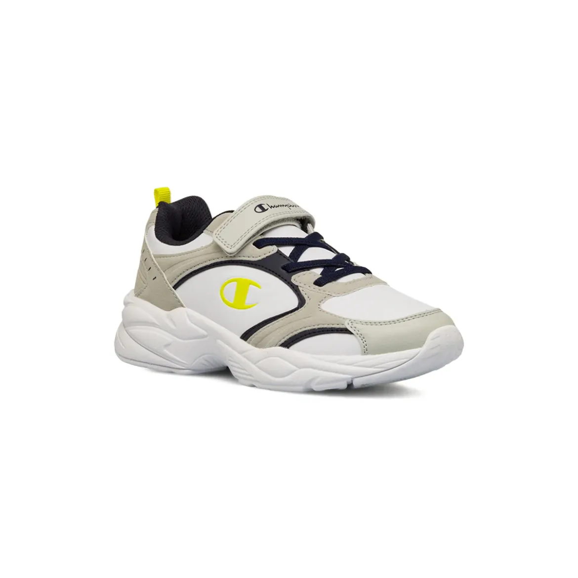 Sneakers bianche e beige chiaro da Bambino Champion Count B Ps Low