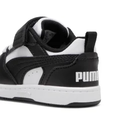 Sneakers bianche e nere Primi passi Bambino con strappo Puma Rebound