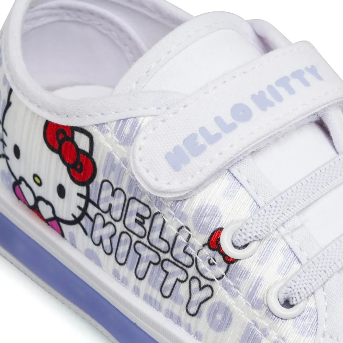 Sneakers bianche Hello Kitty da bambina con luci