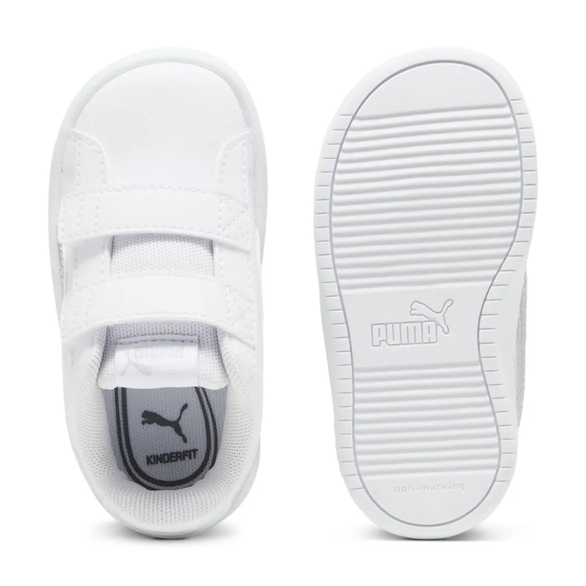 Sneakers bianche Primi Passi Bambina con strappo Puma Rickie Classic