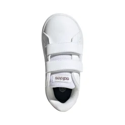 Sneakers bianche Primi passi bambina con strappo adidas Grand Court