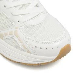 Sneakers bianche retro da Donna con inserti mesh Everlast