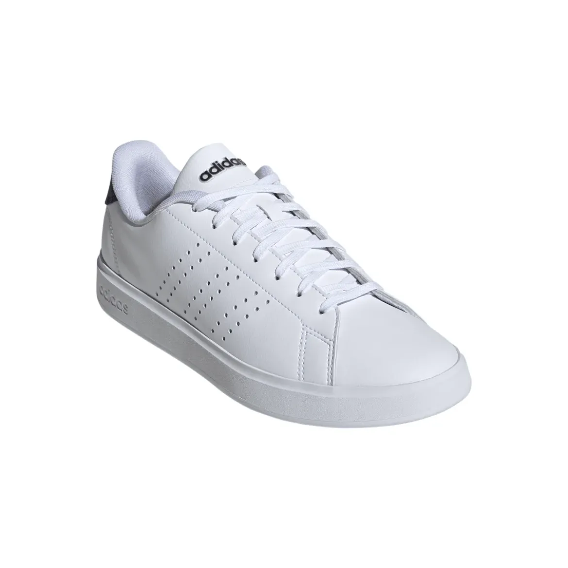 Sneakers bianche Unisex con dettagli logo traforati laterali adidas
