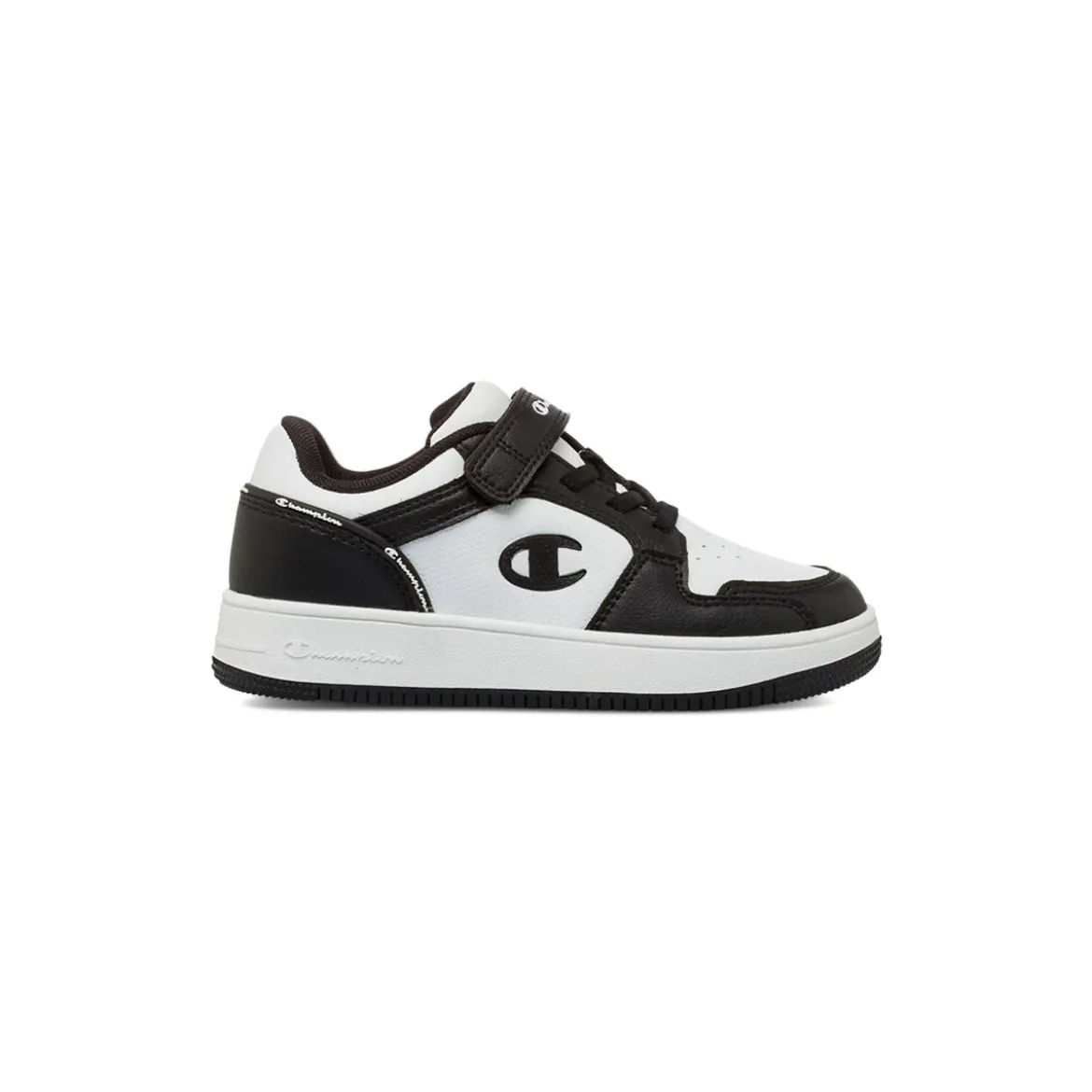 Sneakers bicolore bianche e nere da Bambino Champion