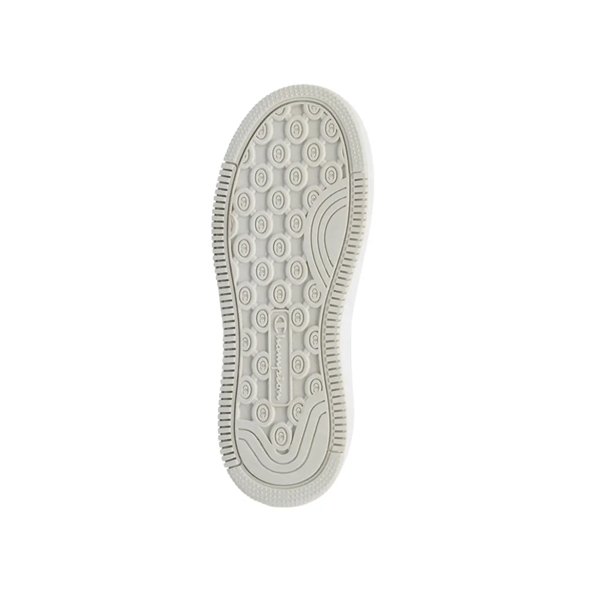 Sneakers bicolore bianco e grigio da Donna con suola platform Champion