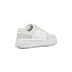 Sneakers bicolore bianco e grigio da Donna con suola platform Champion