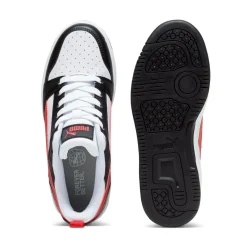 Sneakers bicolore bianco e nero da Ragazzo Puma Rebound v6