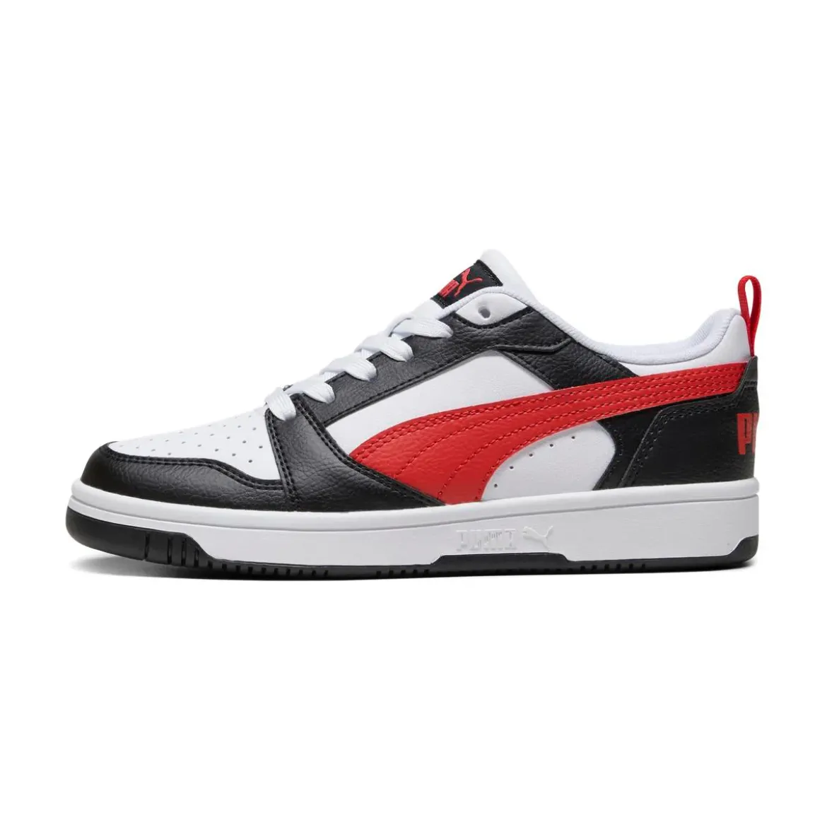 Sneakers bicolore bianco e nero da Ragazzo Puma Rebound v6