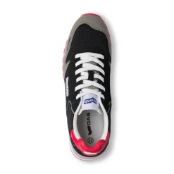 Sneakers bicolore nero e grigio da Uomo con logo Gas