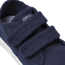 Sneakers blu Bambino in tela con doppia chiusura a strappo Chicco