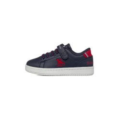 Sneakers blu con dettagli rossi da Bambino U.S. Grand Polo