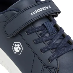 Sneakers blu da Bambino con chiusura a strappo Lumberjack