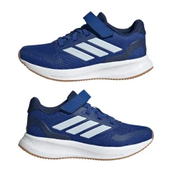 Sneakers blu da Bambino con chiusura a strappo Runfalcon 5 adidas
