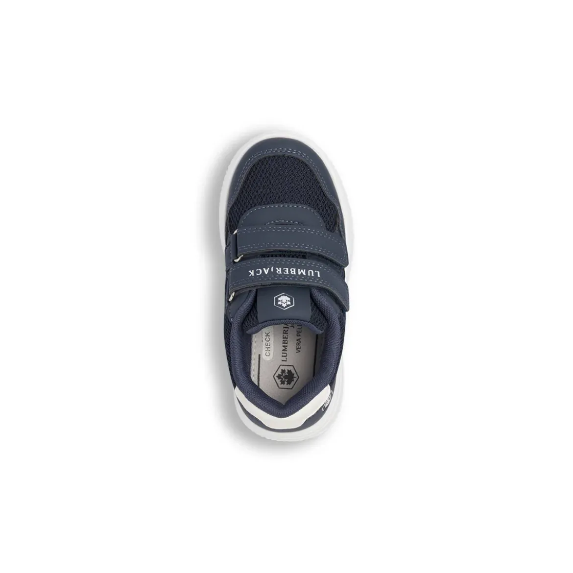 Sneakers blu da Bambino con strappo e inserti in mesh Lumberjack