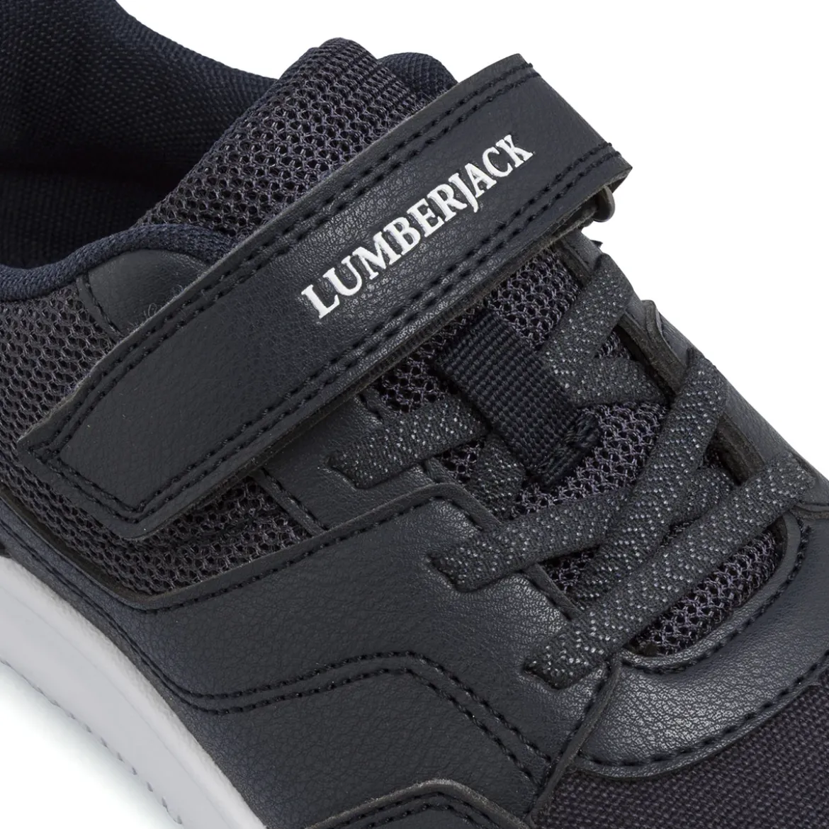 Sneakers blu da Ragazzo con strappo e inserti in mesh Lumberjack