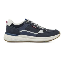 Sneakers blu da Uomo con dettagli effetto scamosciato Ducati