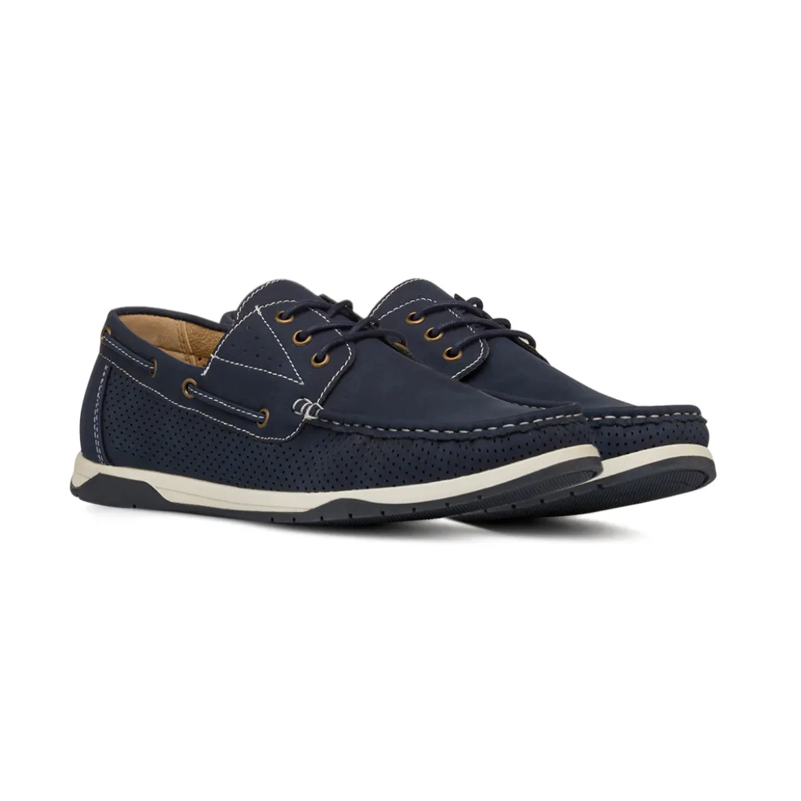 Sneakers blu da Uomo con dettagli traforati Riflessi Urbani