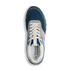 Sneakers blu da Uomo con dettaglio e logo colorato laterale Carrera