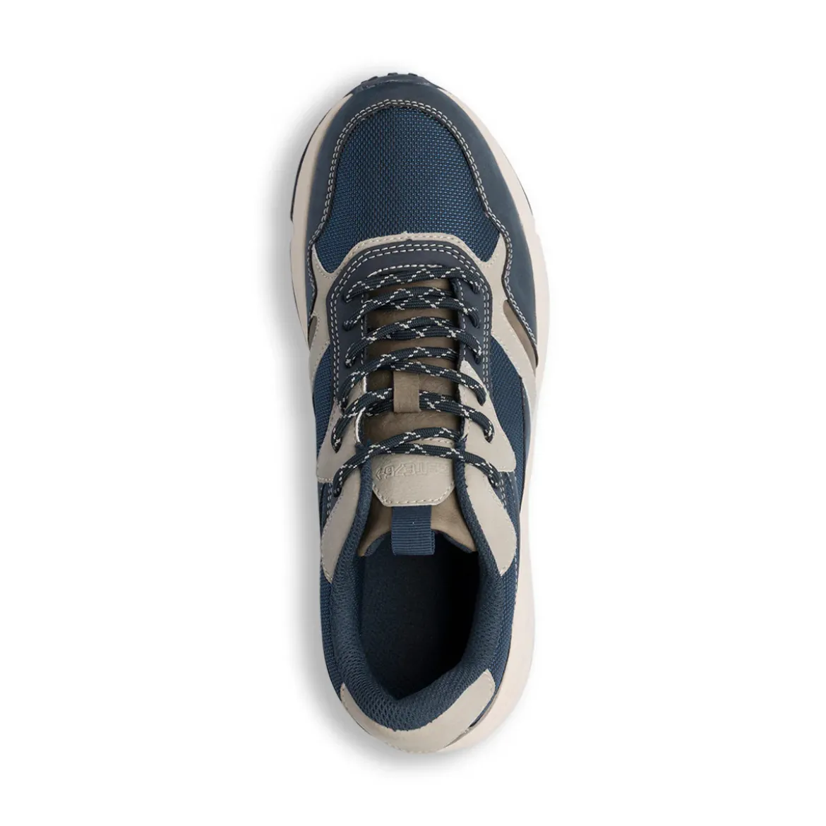 Sneakers blu da Uomo con dettagli a contrasto e lacci frontali Gate 76