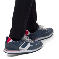 Sneakers blu da Uomo con dettagli rossi Ducati
