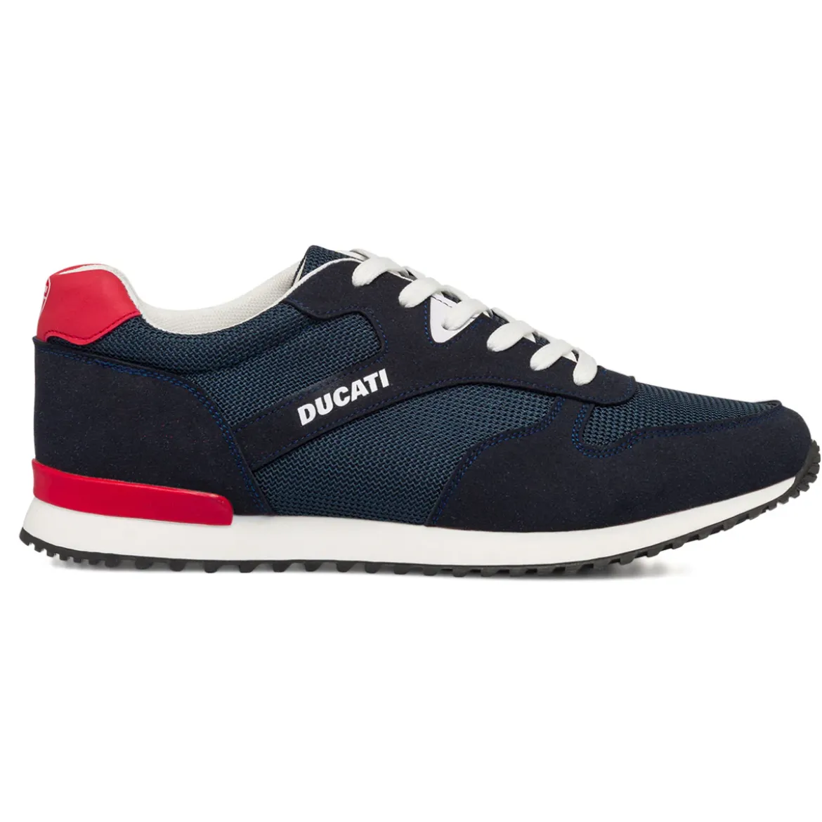Sneakers blu da uomo con logo Ducati
