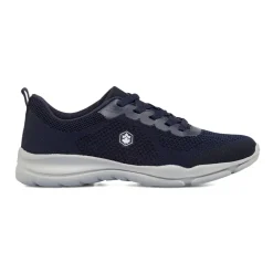 Sneakers Blu da Uomo in tessuto traforato e logo Lumberjack