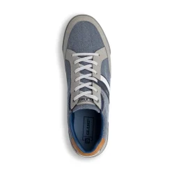 Sneakers blu jeans da Uomo con dettagli grigi Glams
