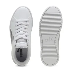Sneakers casual bianche con dettaglio argento da ragazza Puma Rickie Classic