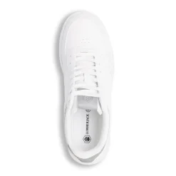 Sneakers casual bianche da Uomo con dettaglio grigio Lumberjack