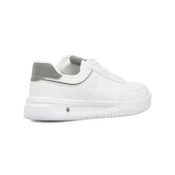 Sneakers casual bianche da Uomo con dettaglio grigio Lumberjack