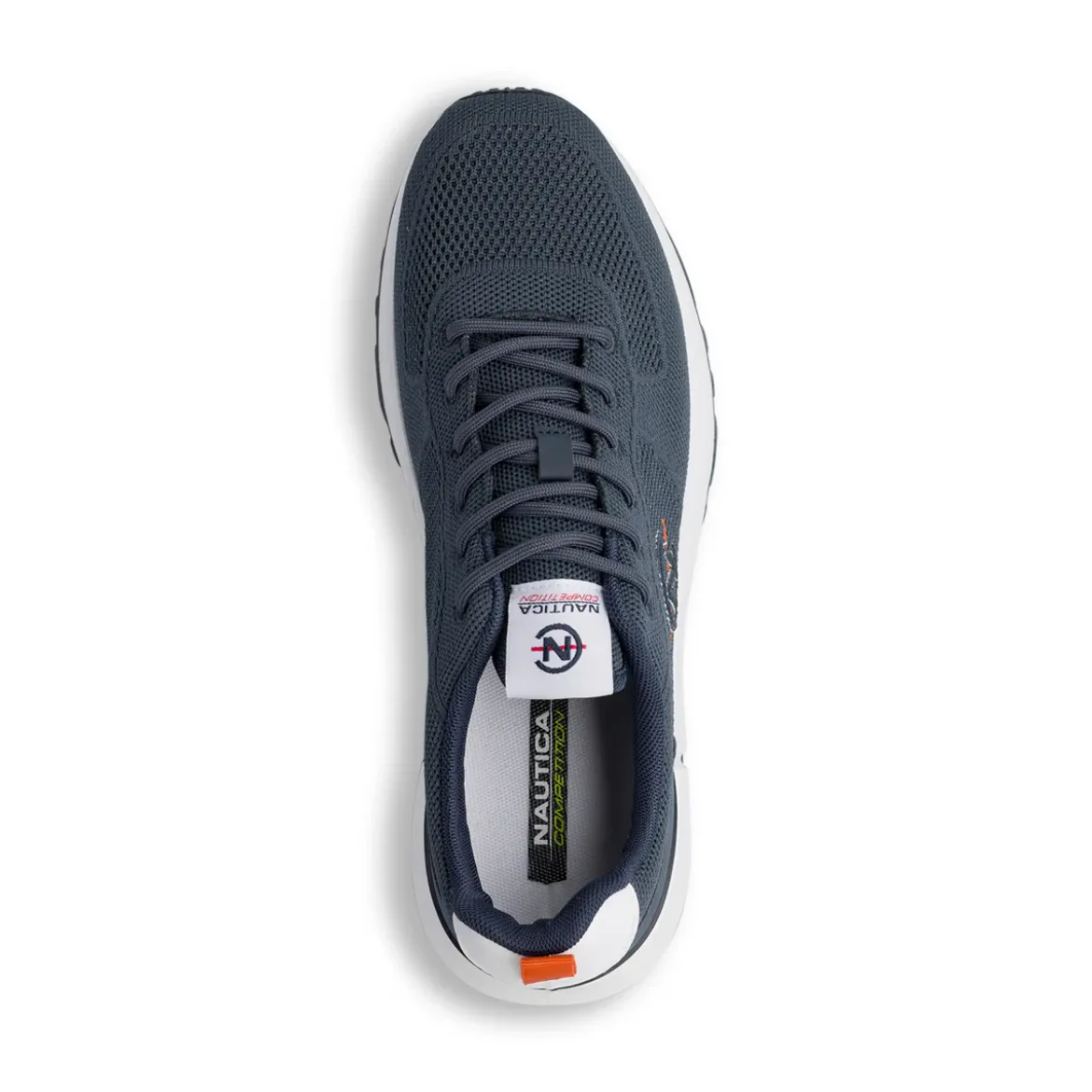 Sneakers casual blu navy da Uomo in tessuto Nautica