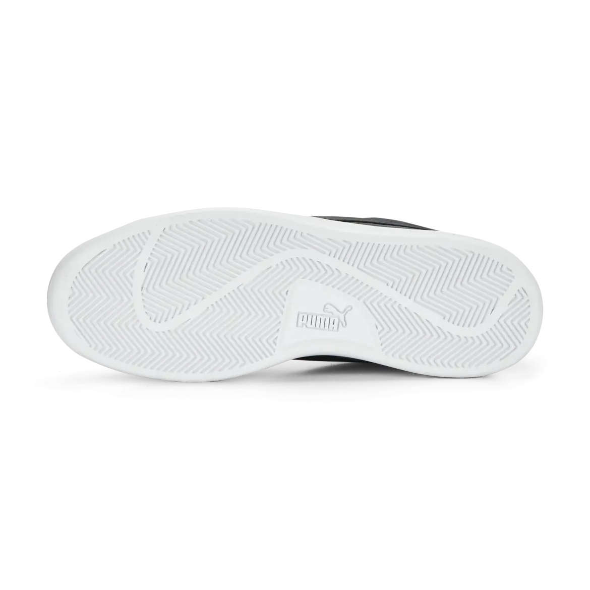 Sneakers casual da uomo in pelle scamosciata grigie e nere con logo Puma Smash 3.0