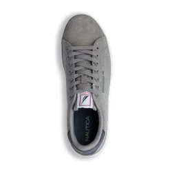 Sneakers casual grigie in tessuto da Uomo con logo Nautica