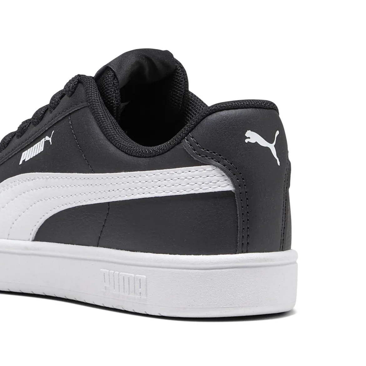 Sneakers casual nere con dettaglio bianco da ragazzo e ragazza Puma Rickie Classic