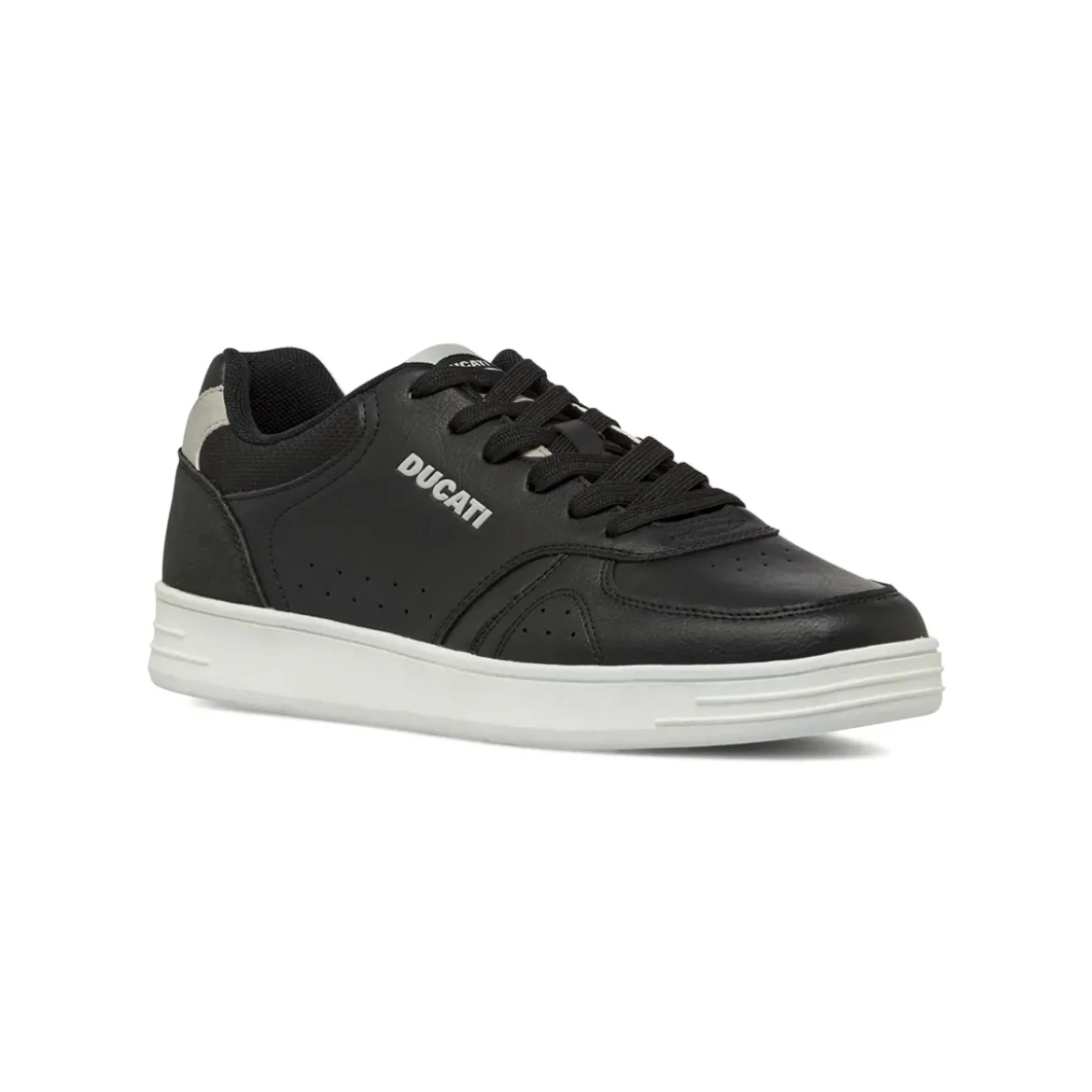 Sneakers casual nere da Uomo con dettagli grigi Ducati