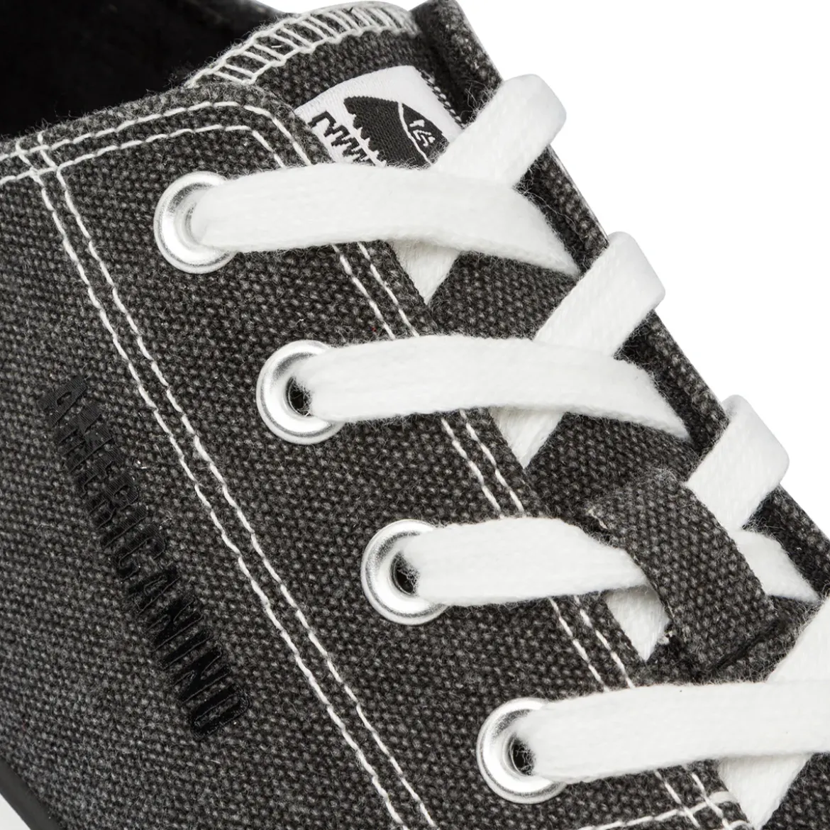 Sneakers casual nere in tessuto da Uomo Americanino